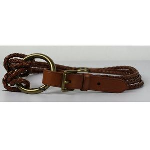 Ralph Laurn 0 bronze brown braided leather